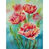 5D Diamond Painting Full drill DIY Diamant Painting Bilder groß Crystal Strass Stickerei Painting Diamant Malerei Kits für Home Wall Décor Büro Dekoration Färberdistel Square Drill 50x70