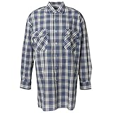 Planam Größe 47/48 Herren Hemden Flanellhemd 2001 blau Modell 0450