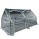 CHLL Tomaten Gewächshaus Tragbares Mini-Tomatengewächshaus, Transparentes PVC Winziges Reifenhaus für Indoor/Outdoor/Jede Jahreszeit, Vielseitiges Gewächshaus Hält Den Innenraum F