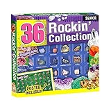 WUMOFIF Heilkristall Set Weihnachten Adventskalender Geschenkbox Spielzeug Mit Stein Erzkalender Kreative Xmas Countdown Kalender Spielzeug für Kinder Weihnachts Countdow