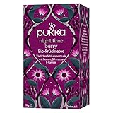 Pukka Night Time Berry, Bio-Früchtetee, 80 Teebeutel, 4er Pack (4x20 Teebeutel)