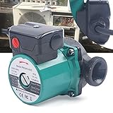 YiWon 220V Umwälzpumpe Nassläufer Heizungspumpe Warmwasser Zirkulationspumpe 65L/