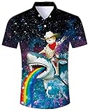 Alisister Hawaii-Shirt für Herren, tropisches Button-Down-Kleid, Sommerbluse -  -  XX-Larg