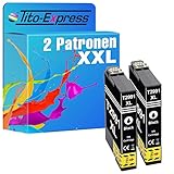 Tito-Express ProSerie 2er Set Patronen kompatibel mit Epson 29XL T2991 mit 18ml Black XXL-Inhalt XP-235 XP-240 XP-245 XP-247 XP-250 XP-255 XP-257 XP-330 XP-332 XP-335 XP-340