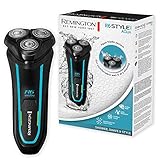 Remington Rasierer Herren Elektrisch R6 Aqua (Nass- & Trocken- Rasierapparat, 100% Wasserdicht, ausklappbarer Detail- & Langhaarschneider, 60 Min Lithium Akku,USB Ladefunktion) Rotationsrasierer R6000