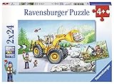 Ravensburger Kinderpuzzle - 07802 Bagger und Waldtraktor - Puzzle für Kinder ab 4 Jahren, mit 2x24 T