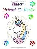 Einhorn Malbuch Für Kinder: Nizza Malbuch - 100 magische Seiten mit Unicorns, für Kinder im Alter 4-8