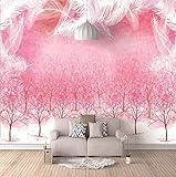 Foto Tapete Rosa Kirschbaum Mit Weißen Federn Vlies Tapeten Wandtapete Xxl Moderne Wanddeko Design Wand Dekoration Wohnzimmer Schlafzimmer Büro Flur Landschaft 300X210C