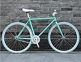 JYTFZD WENHAO Rennrad, 26-Zoll-Fahrräder, Rückwärtsbremssystem, Rahmen mit hohem Kohlenstoffstahl, Rennradrennen, Männer und Frauen Erwachsene (Color : D)