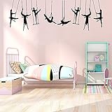 Diy Dance Wandaufkleber Raumdekoration Vinyl Wandbild Schlafzimmer Wandkunst Aufkleber Wandaufkleber Wandbild A7 28x73