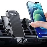 andobil Handyhalterung Auto Lüftung [Stabil & Never Fall] Patent Design mit 2 Lüftungsclips [Flexible & Freie Aussicht] 360° Drehbar KFZ Handyhalterung für Alle Smartphones, z.B iPhone Samsung Huaw