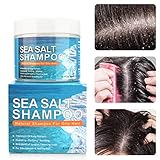 Tixiyu Psoriasis Shampoo, Schuppen Shampoo, Meersalz Shampoo, Haarkur Shampoo für Kopfhaut, Schuppenflechte, juckende Kopfhaut und Schuppen, für Männer und F