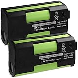 2X Akku kompatibel zu Sennheiser BA2015 für Mikroport System 2015, SK2015, EK2015 / Evolution Wireless G2, G3,G4 Serie/Tourguide SK2020-D [NI-MH / 1600 mAh / 2.4V] [NI-MH / 1600 mAh / 2.4V]