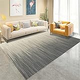 Orientteppich Runner Rug Grauer Farbverlauf modernes Wohnzimmer Kinderzimmer Kristallsamt maschinenwaschbar Bedroom Carpet 120X200
