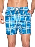 Threadbare Herren Shorts Valencia - Kurze Hose Blau in Größe XL