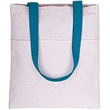 La Industria HANDMADE Recycelte vielfältig einsetzbare Tote Bag mit Taschen - Nachhaltige wasserabweisende Tragetasche - Stofftasche für jeden Tag