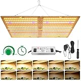 LED Pflanzenlampe 2000W Pflanzenlicht mit TIMING & DIMMER Funktion Grow Lampe Vollspektrum Ultradünne 432 Stück LED Grow Light, Pflanzenlampen für Zimmerpflanzen Garten Gewächshaus Gemüse und Blü