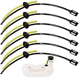 6 Stück Universal Benzinfilter kit Benzinschlauch Benzinzufuhr für Motorsense Timbertech Erdbohrer Heckenschere Freischneider H