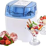Gino Gelati IC-30W-A 4in1 Eismaschine, Frozen Jogurt-Milchshake Maschine Flaschenkü