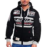 Geographical Norway – Sweatshirt mit Kapuze – Mann Gr. X-Large, Schw