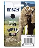 Epson Original 24XL Tinte Elefant (XP-750 XP-850 XP-950 XP-55 XP-760 XP-860 XP-960 XP-970, Amazon Dash Replenishment-fähig) schw