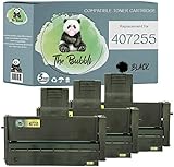 The Bubbli Original | 407254 407255 Kompatibel Toner für RICOH SP200 SP213W SP211 SP204SFN SP201N SP204SN SP201 SP204SF SP210 SP213SUW SP204SFNW (3 SCHWARZ)