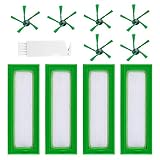 tellaLuna Ersatzteile Filter Ersatzbürsten für Vorwerk Kobold VR200,Zubehör HEPA Filter,Seitenbürsten Kleine Bü