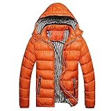 Herren Dicke Warme Daunenjacke Männer Casual Winter Warme Top Bluse Verdickung Mantel Outwear Top Bluse Jacke Steppjack