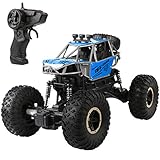 Ferngesteuertes Auto: 1:16 Maßstab RC Auto Funkfernsteuerung Elektro Geländewagen, 2.4 GHz Alles Gelände Buggy Auto Monstertruck Rock Crawler Spielzeug für Kinder Erw