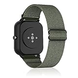 KONEE Armband Kompatibel mit Amazfit GTR 3 / Amazfit GTR 3 Pro, 22mm Armbänder, Nylon Ersatzarmband Sport Uhrenarmband Kompatibel mit Amazfit pace / Amazfit stratos / Amazfit 2 stratos – Armee-grü