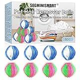 SEGMINISMART Tierhaarentferner Waschmaschine, Waschkugeln Fusselbälle,Waschkugel Flusenentferner,Wäscherei Bälle,Mini-Waschbälle,Waschbälle für Waschmaschine(8PCS)