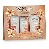 VANDINI Energy Wellness Geschenkset Frauen - Beauty Set mit Body Lotion, Duschgel & Handcreme - Pflegeset für Damen mit Bodylotion, Pflegedusche & Handbalsam - Körperpflege S