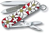 Victorinox Taschenmesser Classic, Klein (7 Funktionen, Klinge, Schere, Nagelfeile, Schraubendreher, Pinzette)