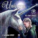 Unicorns by Anne Stokes – Einhörner von Anne Stokes 2021: Original Flame Tree Publishing-Kalender [Kalender] (Wall-Kalender)
