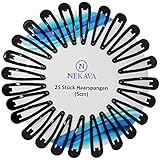 50 Stück Haarspangen schwarz für Damen | Mädchen | Herren. Haarclips sind hochwertig und robust und geben der Frisur perfekten Halt. Haarspange (5cm)