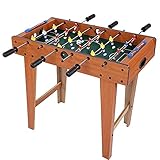 4 in 1 Multi Spieltisch Tischkicker Tischfussball Kicker Hockey Billard Tischtennis, MDF, 69* 65*37cm Multigame Spieltisch Multifunktion für Kinder & Erwachsene Multitisch Multifunktionssp