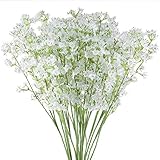 Ahsado 20 Stück Künstliche Blumen, Gypsophila, Filigran, 40cm Kunstblume Simulation Blumenstrauß für Hochzeit Wohnzimmer Hotel Tisch Dek