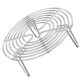 Cabilock Kochuntersetzer, Ständer, Edelstahl, Dampfgarer-Gestell, rund, robust, Dampfgarer-Zubehö