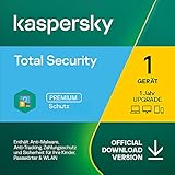 Kaspersky Total Security 2022 Upgrade | 1 Gerät | 1 Jahr | PC/Mac/Mobile | Aktivierungscode per E