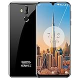 OUKITEL K9 7,12 Zoll FHD+ Smartphone Ohne Vertrag 6000 mAh 30 Watt Schnellladung Outdoor Handy, 4GB RAM+64GB ROM 1 Jahr kostenlose Garantie(Schwarz)