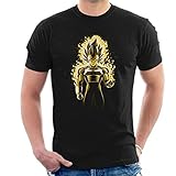 Dragon Ball Z Super Saiyan Vegeta Yellow Flame Men's T-S