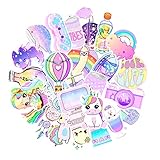 Wasserflaschen-Aufkleber, coole Vinyl-Skateboard-Aufkleber für Kinder, Hydroflasks ästhetische Aufkleber, niedliche Laptop-Aufkleber für Teenager, Telefon, Comp