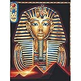 Diamond Painting Set Mosaik Bild Diamant Malerei Stickerei Handarbeit Basteln 5D Diamond DIY Pharao von Ägypten Stickerei Painting Diamond Dekoration Für Home Wall Décor D2580-45x45