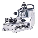 SISHUINIANHUA 4-Achsen-CNC-Fräser 3020 T-D300 Mini-Fräsmaschine mit Weiß Control Box g