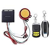 WINOMO Motorrad Alarm System Anti Diebstahl Sicherheitssystem mit doppelter Fernbedienung 12v U