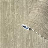 Klebefolie Perfect Fix Eiche Hell, Holzfolie, Dekofolie, Möbelfolie, Tapeten, selbstklebende Folie, PVC, ohne Phthalate, keine Luftblasen, Natur-Holzoptik, 45cm x 2m, Stärke: 0,15 mm, Venilia 53328