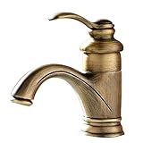 Greenspring Nostalgie Retro Badarmaturen Einhebel Armatur Wasserhahn Bronze Bad Waschbecken W