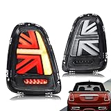 VLAND LED Rückleuchten Set Kompatibel für Mini Cooper R56 R57 R58 R59 2007-2013 Rückleuchte Heckleuchte mit Blinker (Klare Linse)