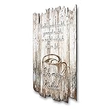 Kreative Feder Wandbild Ich mag Kaffee Holzschild mit Spruch und Motiv Shabby Chic Landhaus Stil stilvolle Dekoration für Zuhause Familie und Freunde ca. 30x20