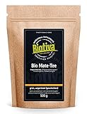 Matetee Bio 500g - ungerösteter grüner Mate Tee - Koffeinhaltige Yerba Mateblätter - Bio-Anbau - Verpackt und kontrolliert in D